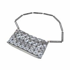 BAO BAO ISSEY MIYAKE ショルダーバッグ シルバー - メルカリ