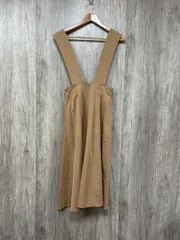 nano universe ナノユニバース ロング ジャンパー スカート sizeF/茶 ■■ レディース