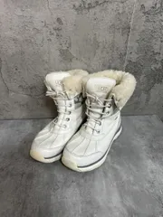 UGG Australia アグ オーストラリア アディロンダックスネークムートンショートブーツ ショート ブーツ size22/白×グレー ◆■◎レディース