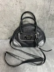 ginza kanematsu 銀座かねまつ デニム ショルダー バッグ sizeF/黒×シルバー ■■ レディースのサムネイル
