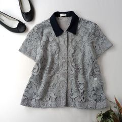 美品 REKISAMI レース ブラウス レキサミ トップス 高島屋 伊勢丹 