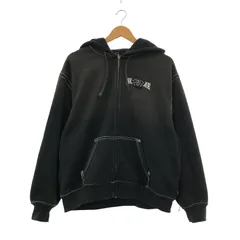 【中古】Supreme × True Religion 22FW Zip Up Hooded Sweatshirt パーカー M ブラック シュプリーム トゥルーレリジョン[10]