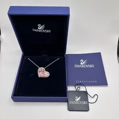 6940　SWAROVSKI　スワロフスキー　ネックレス　ペンダント　レディース　アクセサリー　ハート　クリスタル　ピンク　クリア　992659　シンプル　きれいめ　上品　エレガント