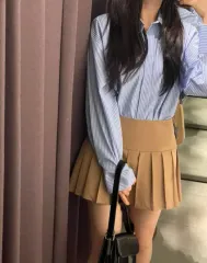 ストライプ シャツ ポプリン ザラ S サイズ