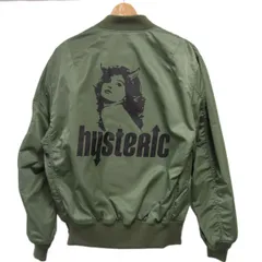 新品 定価83.600円☆HYSTERIC GLAMOUR 24AW フライトジャケット デビルガール L-2B ジップジャケット メンズ ミリタリー