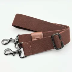 美品 LONGCHAMP ロンシャン ショルダーストラップ ブラウン 茶系 おしゃれ バッグアクセサリー 長さ調節可【中古】【送料無料】