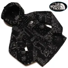 新品正規 ノースフェイス 海外限定 K'S NOVELTY PLAY GREEN ボアフリース フーディーキッズ150 (レディースS相当)リアルブラック(RBK)