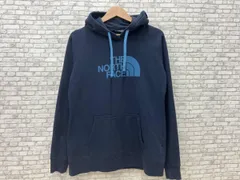 THE NORTH FACE ザ・ノースフェイス ロゴスウェットパーカー 裏起毛 レディース メンズ サイズM ネイビー