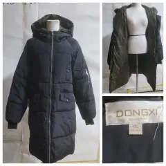 DONGXI ダウンジャケット ロング丈 ブラック XXLサイズ