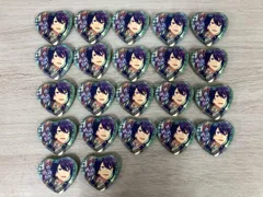 【22個セット】あんさんぶるスターズ！！ 神崎颯馬 ハート形缶バッジ