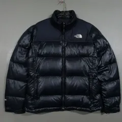 レディース 90 (L) THE NORTH FACE ザ・ノース・フェイス 700フィル ヌプシ グースダウン パファー ダウン アウター ブラック