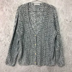 A DAY IN THE LIFE  UNITED ARROWS アディインザライフユナイテッドアローズ クロシェ Vネックカーディガン コバルト Freeサイズ 〇◇☆のサムネイル