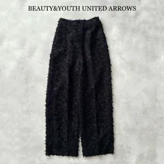 フリンジ バックゴム パンツ / BEAUTY&YOUTH UNITED ARROWS  ビューティーアンドユースユナイテッドアローズ / ブラック 黒 black / サイズS / 近年モデル / B&Y / センタープレス