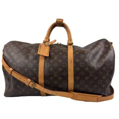 【LOUIS VUITTON】 ルイ・ヴィトン キーポル バンドリエール55 M41414 モノグラム ブラウン系 旅行鞄 ボストンバッグ 旅行バッグ 大容量 レディース メンズ ユニセックス 【中古品】 USED-BC 【9304】