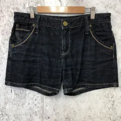 LOWRYS FARM ローリーズファーム デニムショートパンツ ダークブルー Lサイズ □〇