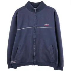 古着 アンブロ UMBRO ハイネック フルジップスウェットシャツ トレーナー メンズL相当/eaa611679