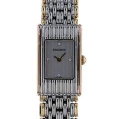 Boucheron ブシュロン リフレ 4P ダイヤ クオーツ 腕時計 レディース ステンレススチール K18ゴールド シルバー ゴールド クオーツ 中古のサムネイル
