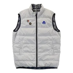 サイズ：O KAPPA GOLF カッパゴルフ  リバーシブル ダウンベスト  グレー系 [240101621869] ゴルフウェア メンズ ストスト