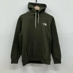 【イオン広店】 中古 THE NORTH FACE | ザ・ノースフェイス パーカー Square Logo Hoodie NT62338 カーキ サイズ：S 【100】