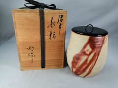 イ863 水指『平安 京峰造』『染付金襴手 水指 共箱』茶道具 - メルカリ
