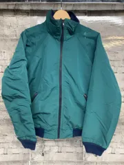 L.L.BEAN 80s ウォームアップジャケット USA製 エルエルビーン アウトドア グリーン 内フリース ナイロンジャケット