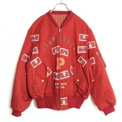 美品！【ピンクハウス】 くまさんのフード付きブルゾン ネイビー90s