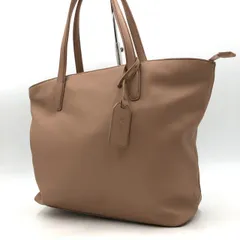 Kitamura キタムラ トートバッグ レザー ベージュ A4収納可 肩掛け 美品