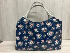 Cath Kidston キャス・キッドソン トートバッグ / 花柄・ネイビー・ビニール