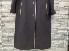 HERNO/チェスターコート/ブラック/ダブルボタン/内側総柄/レッド/サイズ42/ヘルノ