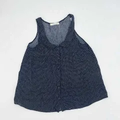 LOWRYS FARM　ローリーズファーム　ノースリーブブラウス　ネイビー　Mサイズ　□〇