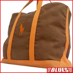 RALPH LAUREN ラルフローレン トートバッグ メンズ レディース 茶 ハンドバッグ ポニー刺繍 トートバッグ一覧←SEULB屋着古← X8185