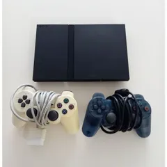 【ジャンク品】PS2　コントローラー付き　#m00152