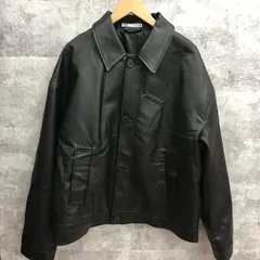 ZARA ザラ フェイクレザージャケット スクエアカットフィット ブラック【F0109-004】