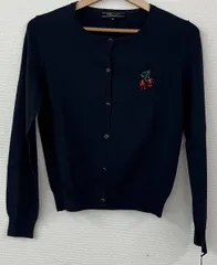 DUAL VIEW デュアルビュー　カーディガン　サイズ40 ネイビー