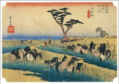林功、【子夜呉歌】、希少な額装用画集より、新品額装付、状態良好