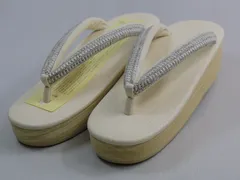 《送料無料》　カレンブロッソ（菱屋カフェ草履）鼻緒がお洒落　新品　Mサイズ　Shops020302