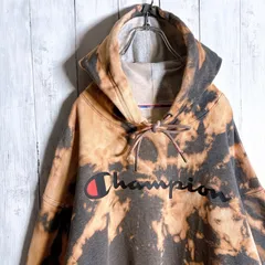 【入手困難】チャンピオン Champion タイダイ ダークグレー スウェット パーカー #9568