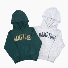 [KO]OCEAN & GROUND HAMPTONS カレッジフード BIGスウェット 100cm 2枚セット（ダークグリーン/グレー）