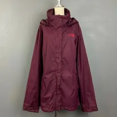 THE NORTH FACE ザノースフェイス ドライベントジャケット マウンテンパーカー 比翼ジップ ロゴ刺繍 レディース L USED