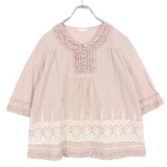 希少 ピンクハウス 定価2.9万 バラ柄ブラウス 1990AW カネコイサオ期