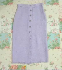 ザラ ツイード ロング スカート