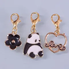 【283】ミニサイズ♡ファスナーチャーム♡パンダ♡3個セット