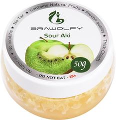 BRAWOLFY シーシャ フレーバーShisha Friut Hookah Flavors Set 50g of Packs Tobacco ＆ Nicotine Free 水たばこニコチンフリー (Sour Aki)