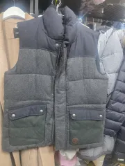 メンズ ダウン ベスト グレー COLOR