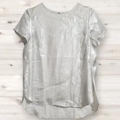 B1344 ディバイデッド DIVIDED H&M Tシャツ 半袖 カットソー 白 無地 Uネック