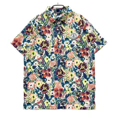 サイズ：5 JACK BUNNY ジャックバニー  半袖ポロシャツ マルチカラー 花柄 ホワイト系 [240101546893] ゴルフウェア メンズ ストスト