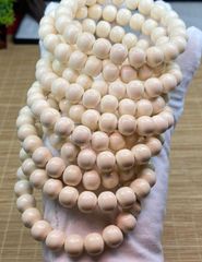 天然マンモス牙美しい手作り彫刻 青い目手持ち ブレスレット - メルカリ