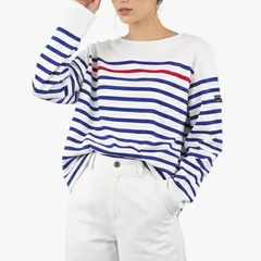 新品未使用 セントジェームス ナヴァル レイルージュ 長袖Tシャツ 綿100% レディース メンズ ボーダー バスクシャツ ロンT ナバル SAINT JAMES NAVAL RAYROUGE 4926