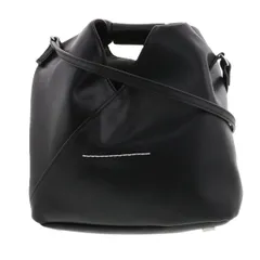 MM6 エムエムシックス ジャパニーズ クラシック ショルダーバッグ SB6WD0026 レディース レザー ブラック 中古