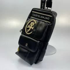 【姫路東店】 中古 CASTEL BAJAC | カステルバジャック ボディバッグ DOMINER 024911 ブラック 【121】